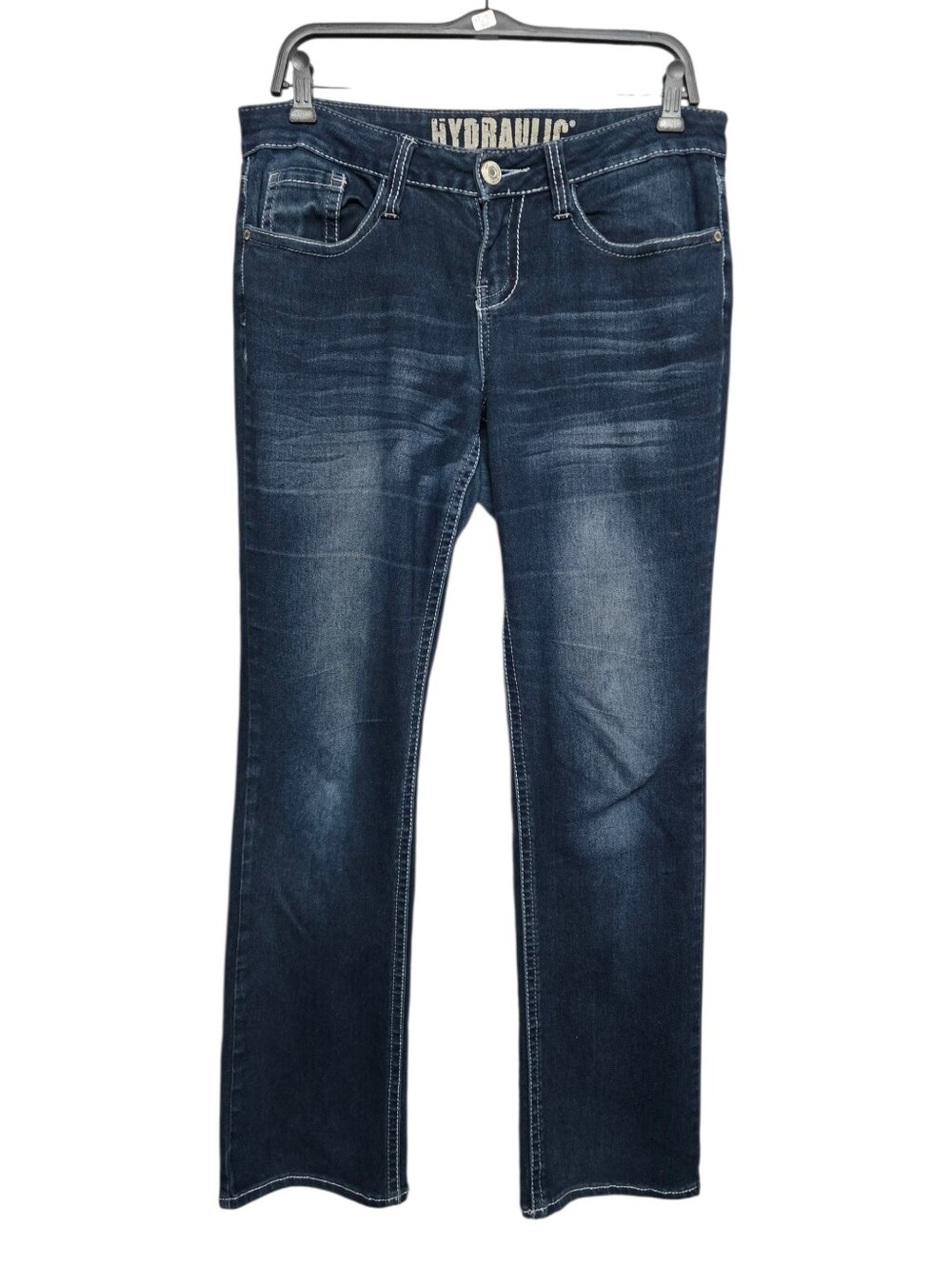 Hydraulic Bootcut Dark Wash Jeans Sz 6 (34" Waist Measurement, 29" Inseam)